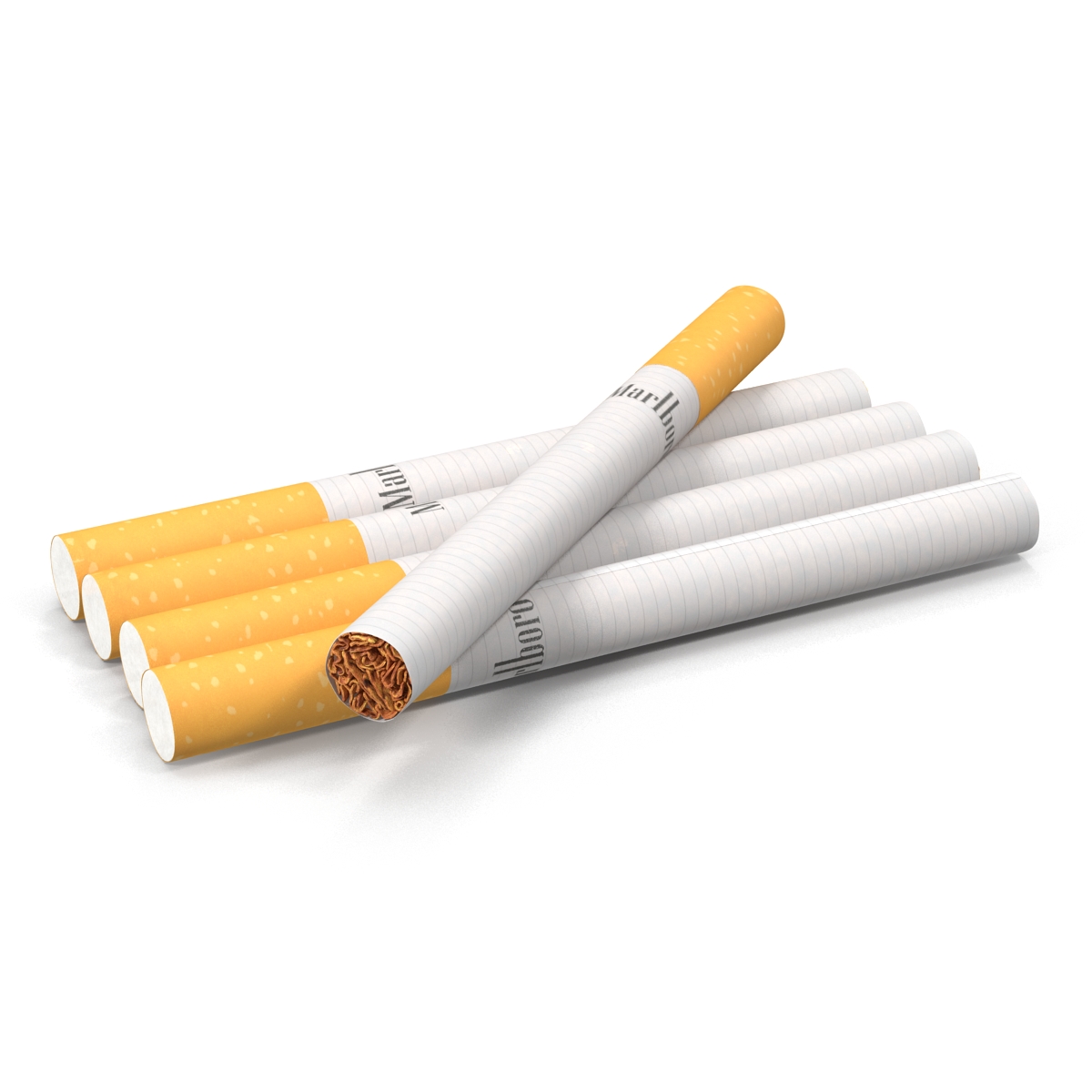 3D Cigarette Marlboro model