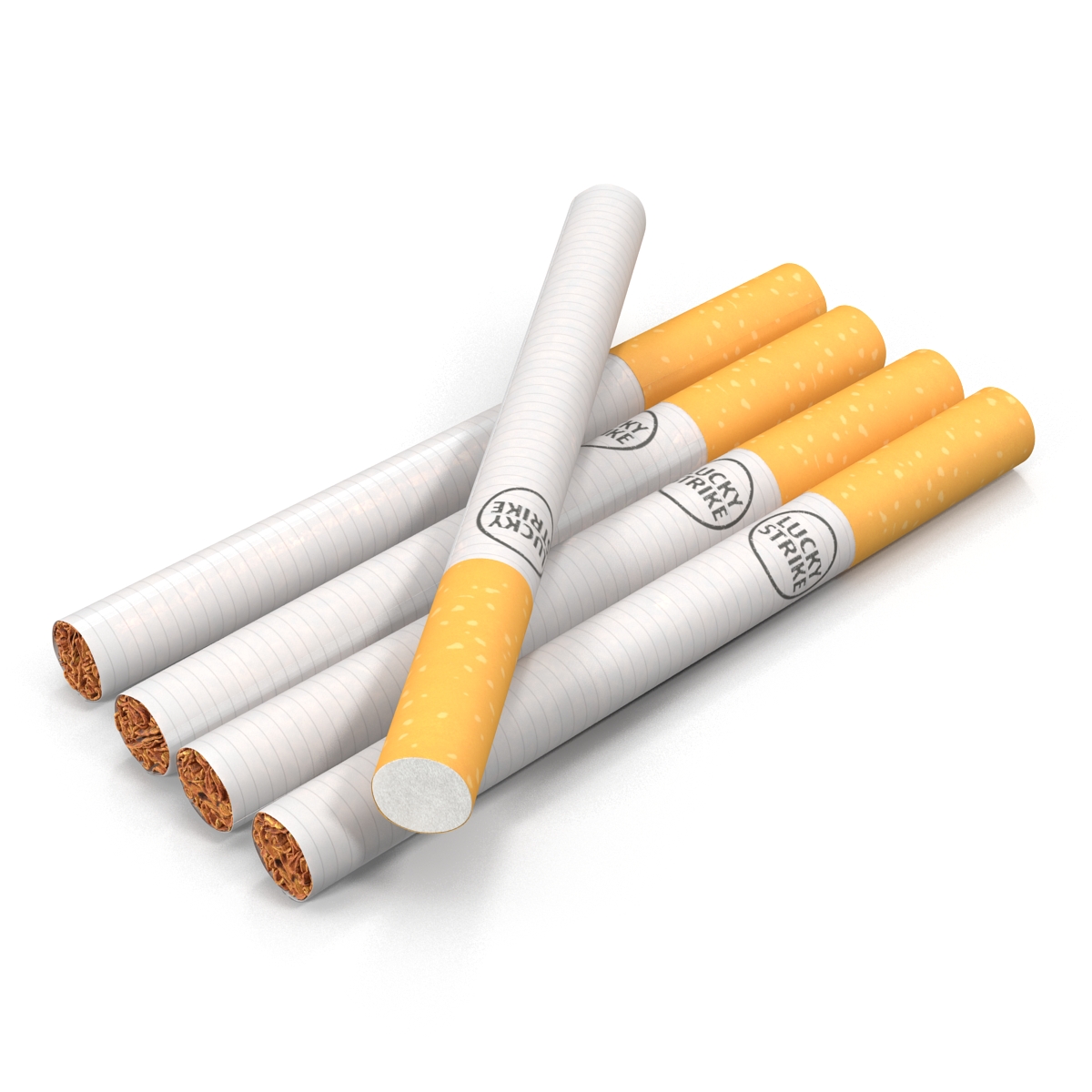 Cigarette Lucky Strike 3D