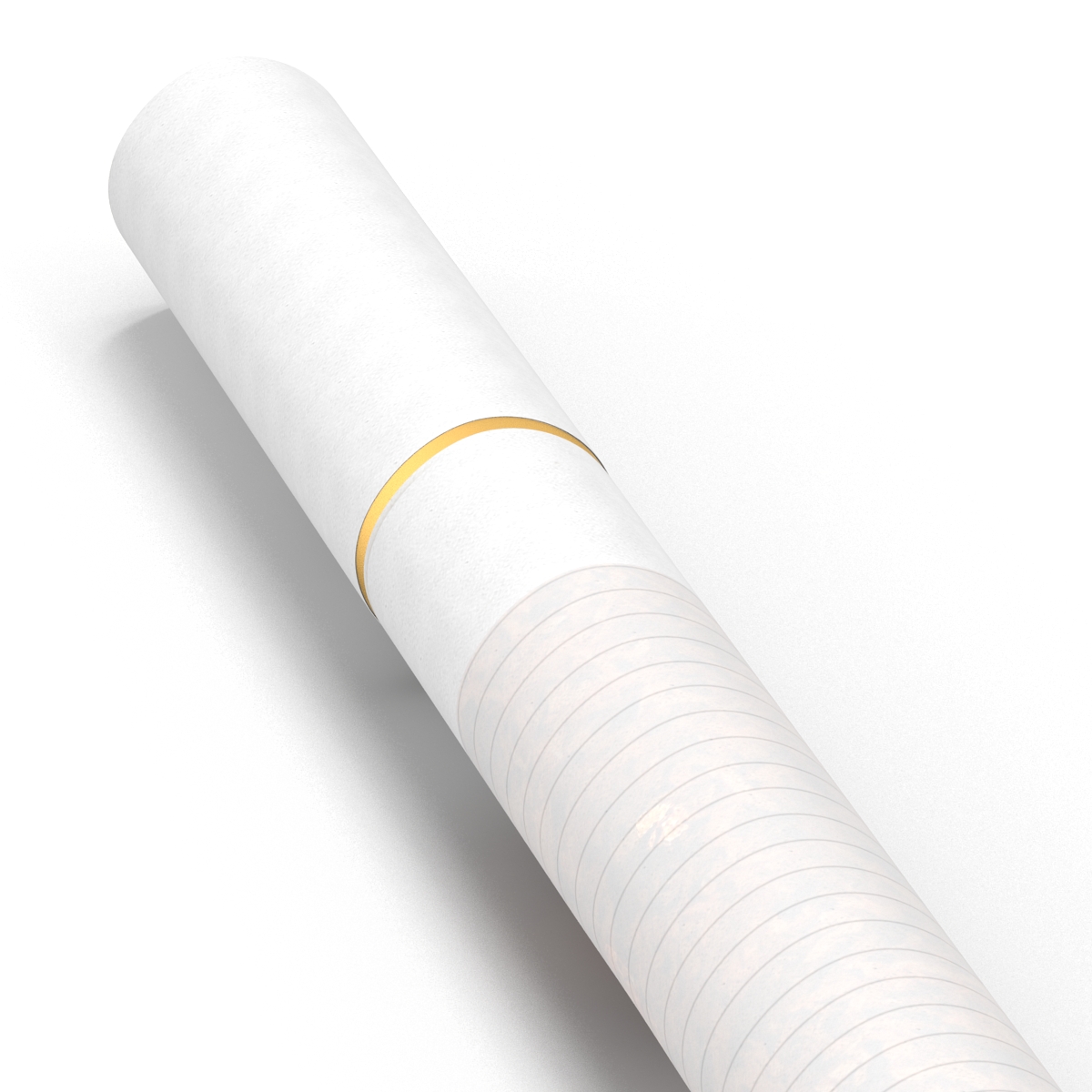 3D Cigarette Generic White model