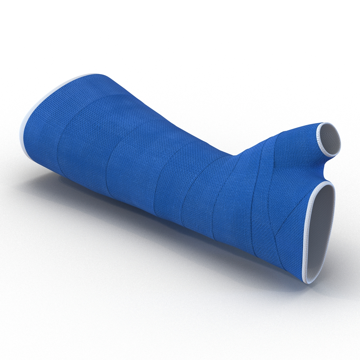 Blue Fiberglass Cast Arm 3D model