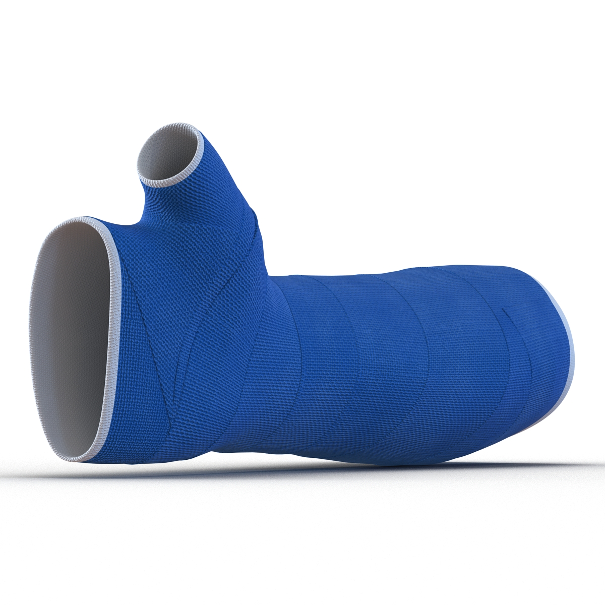 Blue Fiberglass Cast Arm 3D model