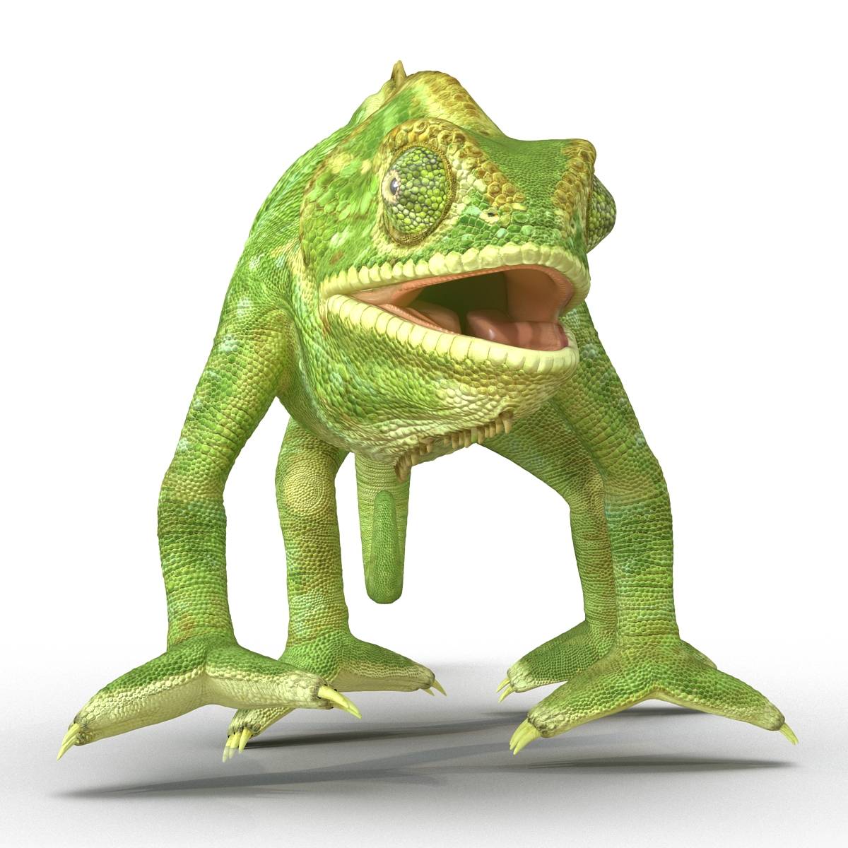 3D Chameleon Pose 4