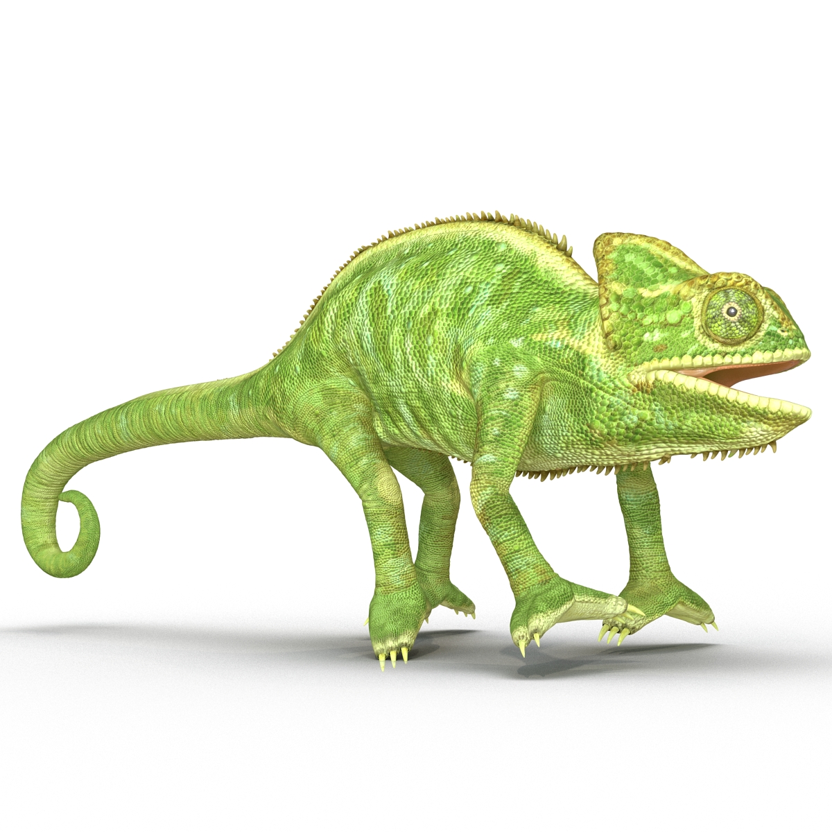 3D Chameleon Pose 4