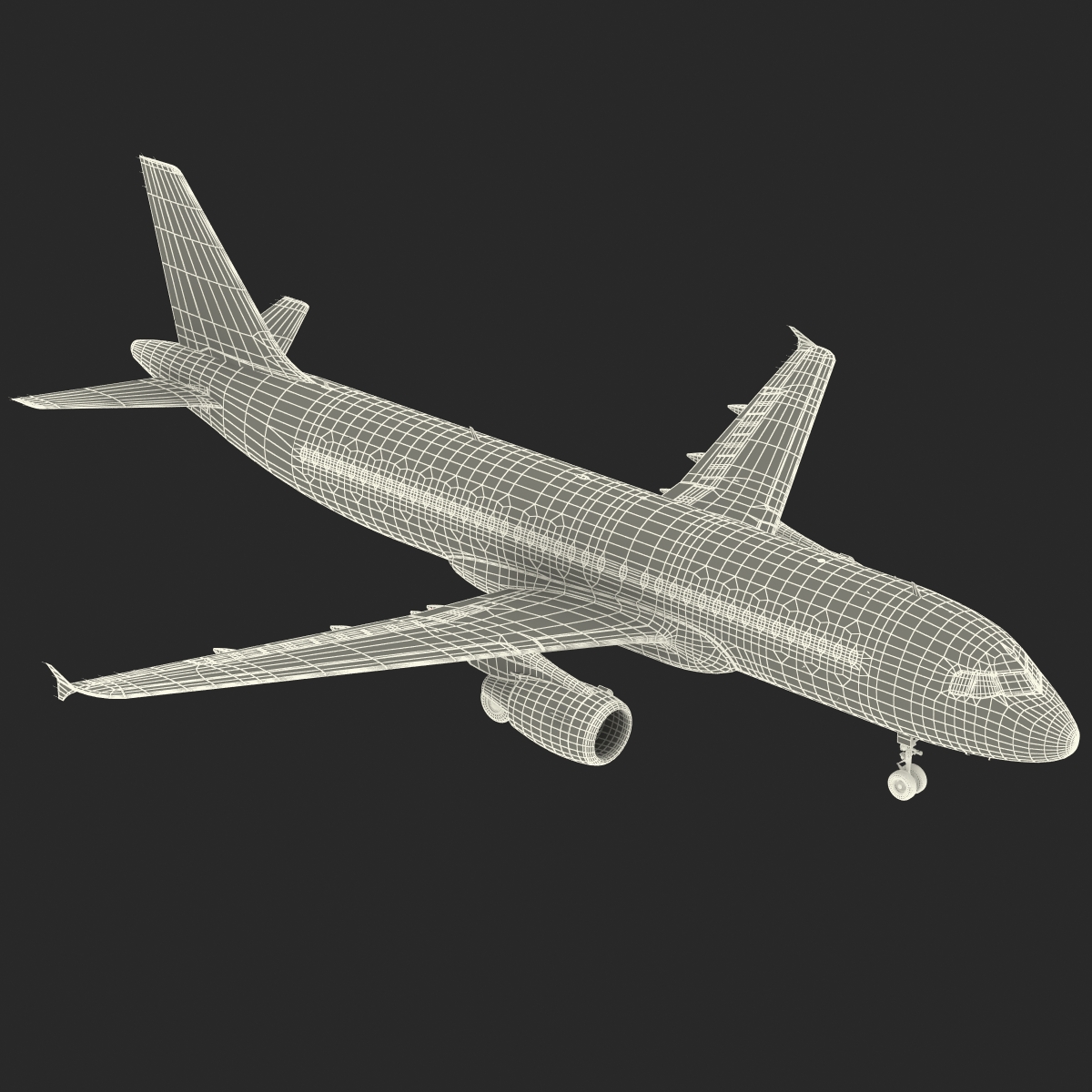 Airbus A320 American Airlines 3D model