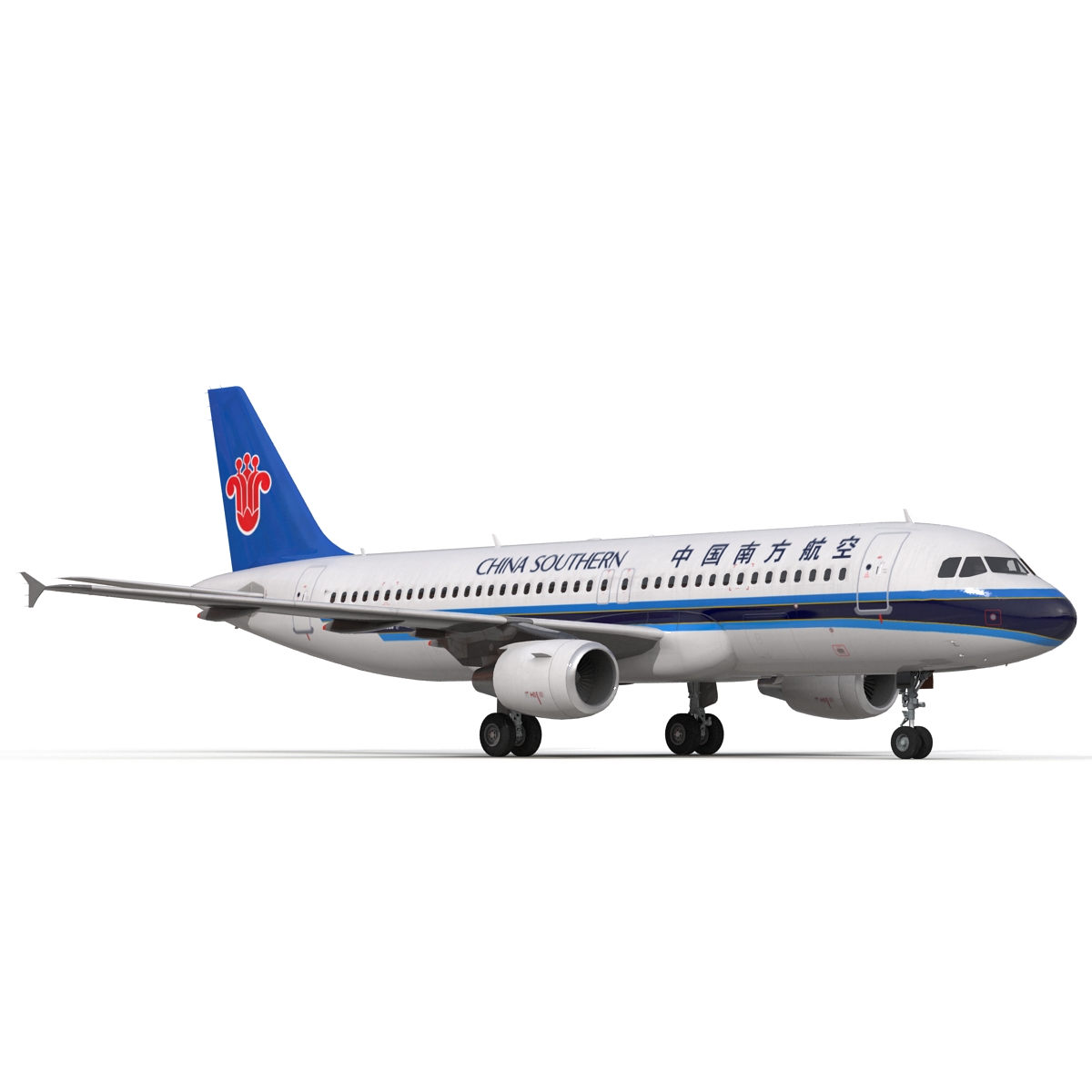 3D model Airbus A320 China Southern Airlines