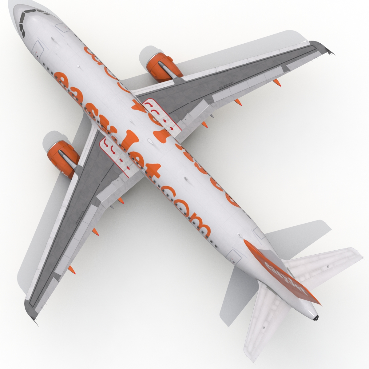 Airbus A320 EasyJet 3D model