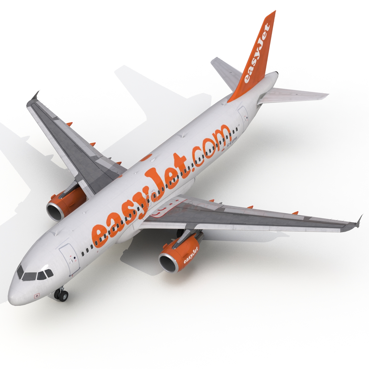 Airbus A320 EasyJet 3D model