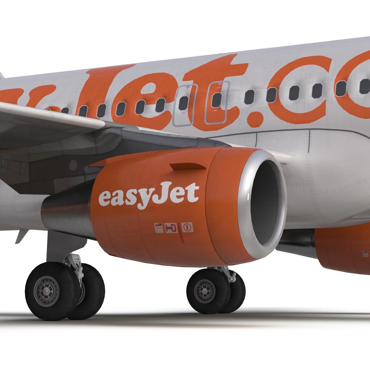 Airbus A320 EasyJet 3D model