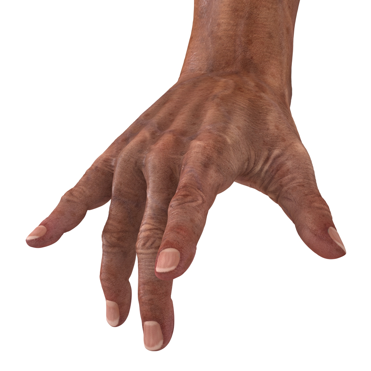 3D model Old Man Hands Pose 3