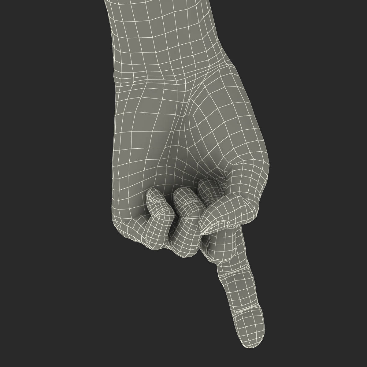 Old Man Hands 2 Rigged 3D