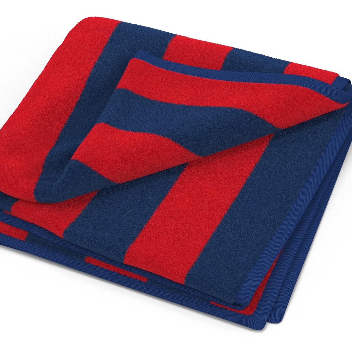 Beach Towel 2 Red 3D