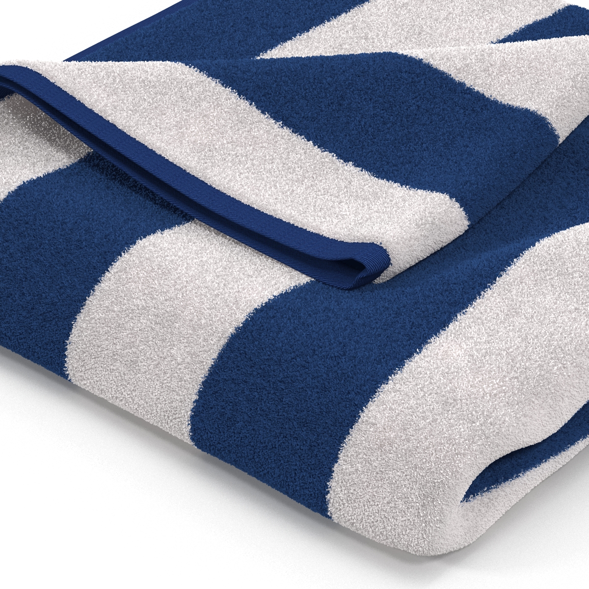 Beach Towel 2 White 3D model