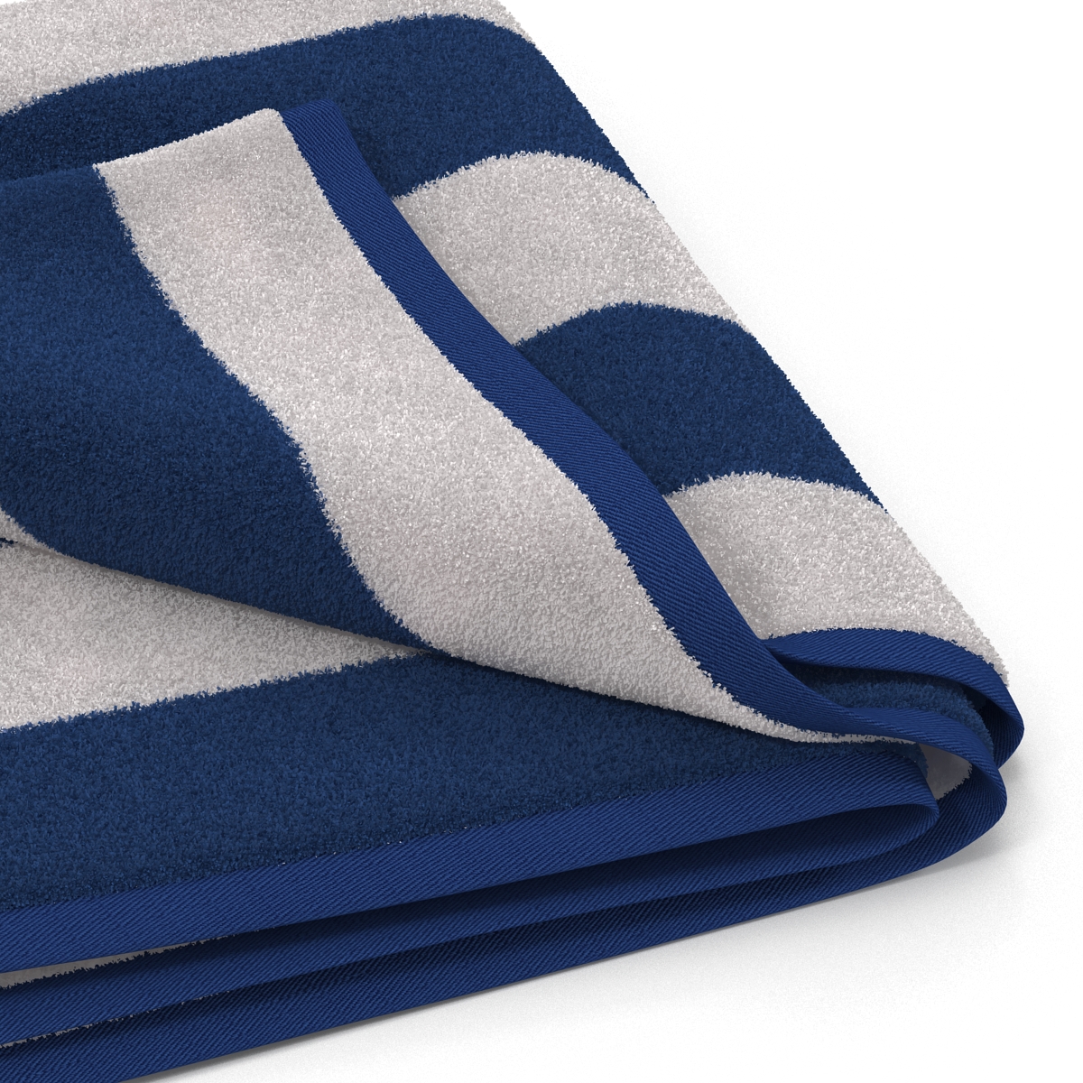 Beach Towel 2 White 3D model