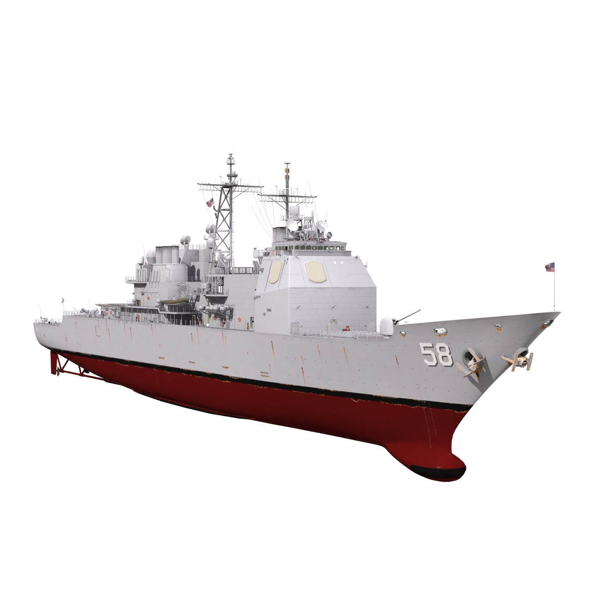 3D model Philippine Sea CG 58