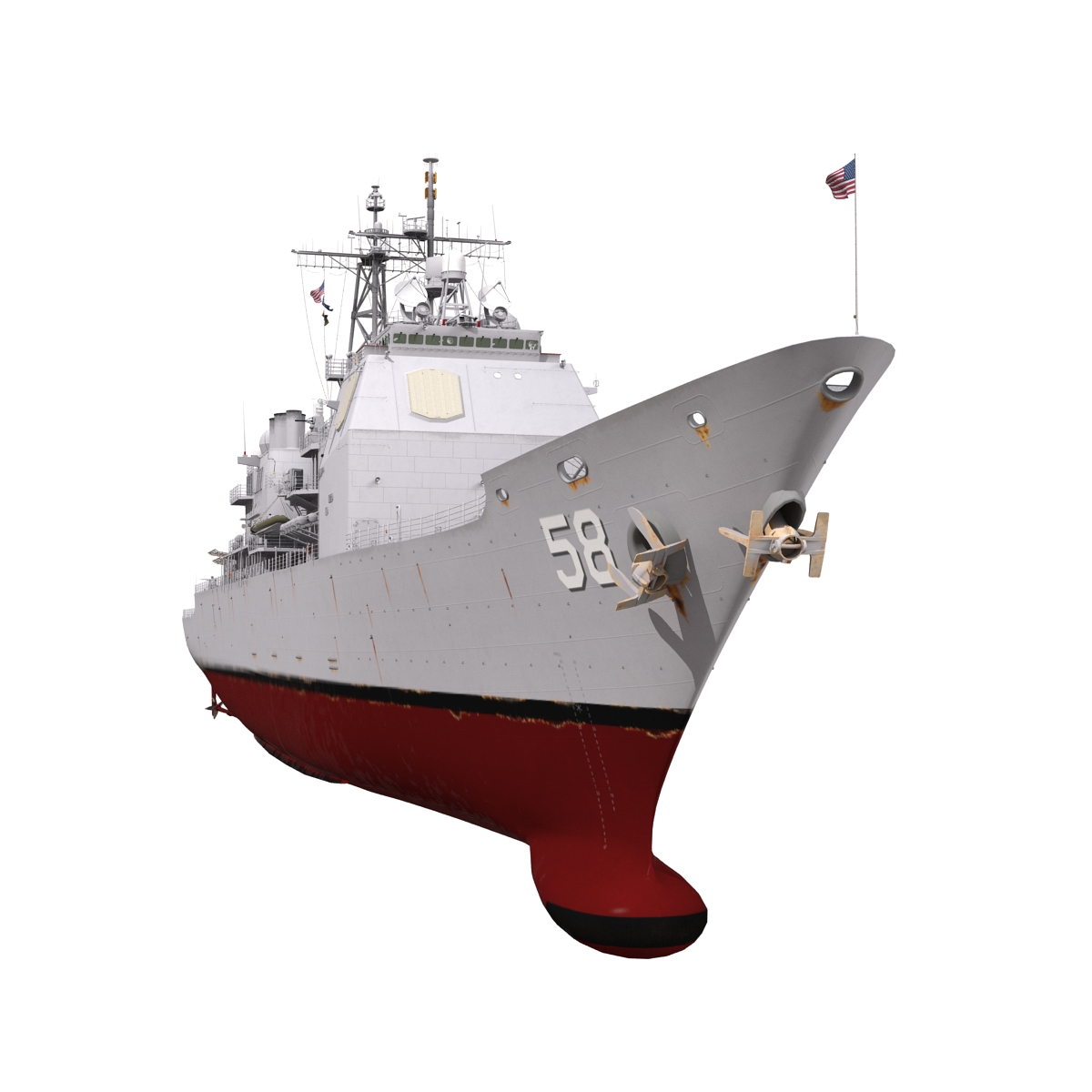 3D model Philippine Sea CG 58