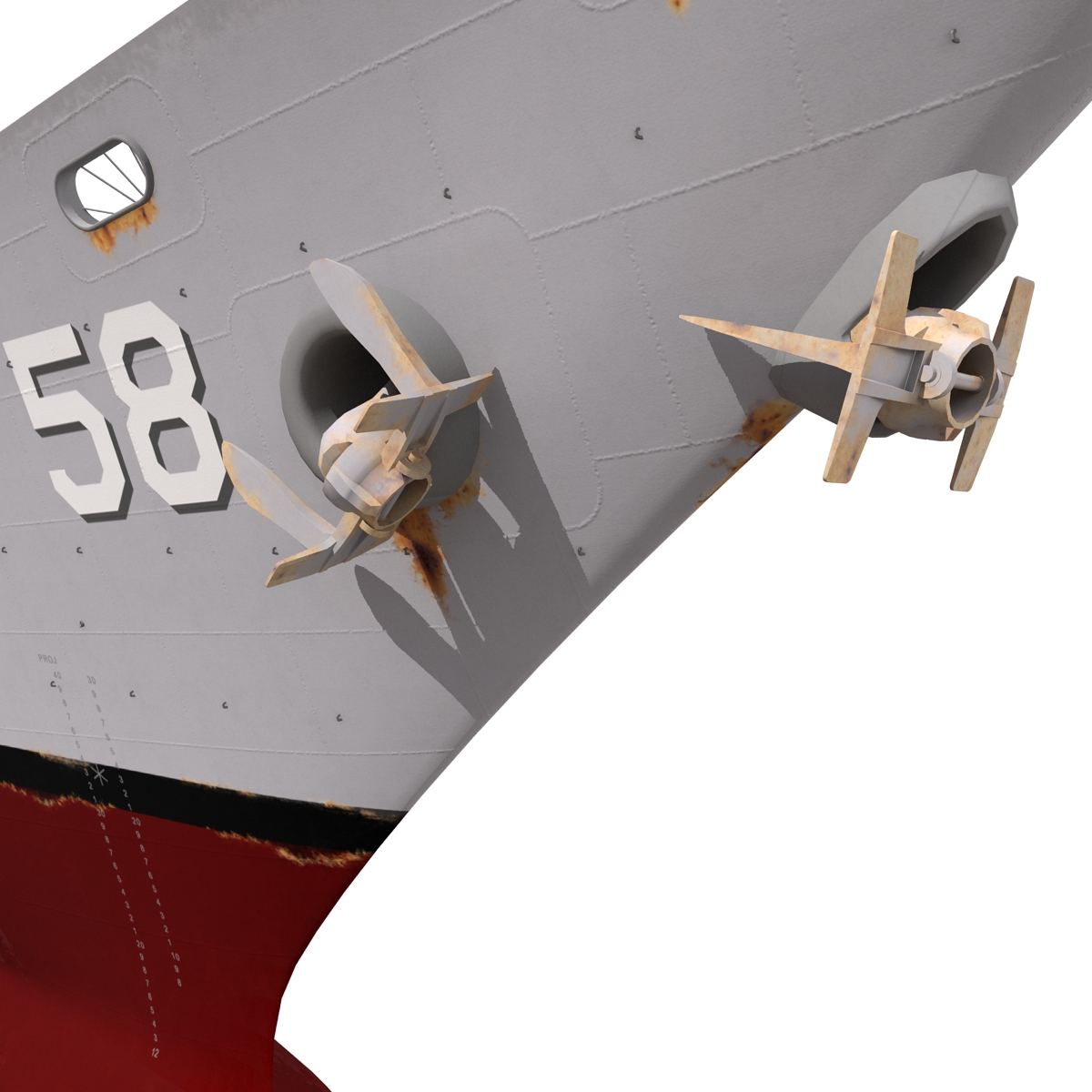 3D model Philippine Sea CG 58