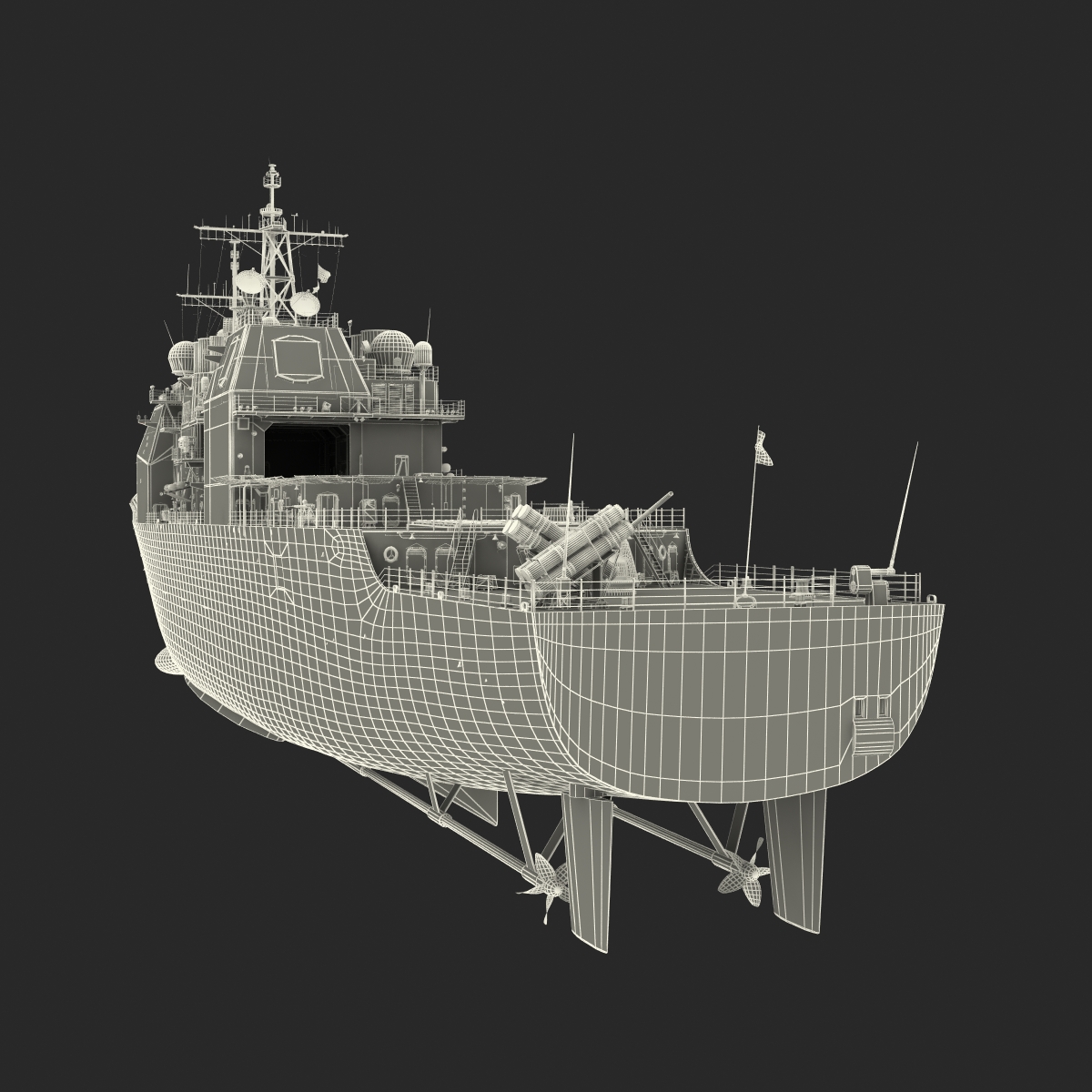 3D model Philippine Sea CG 58