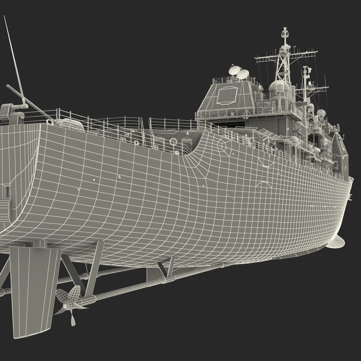 3D model Philippine Sea CG 58