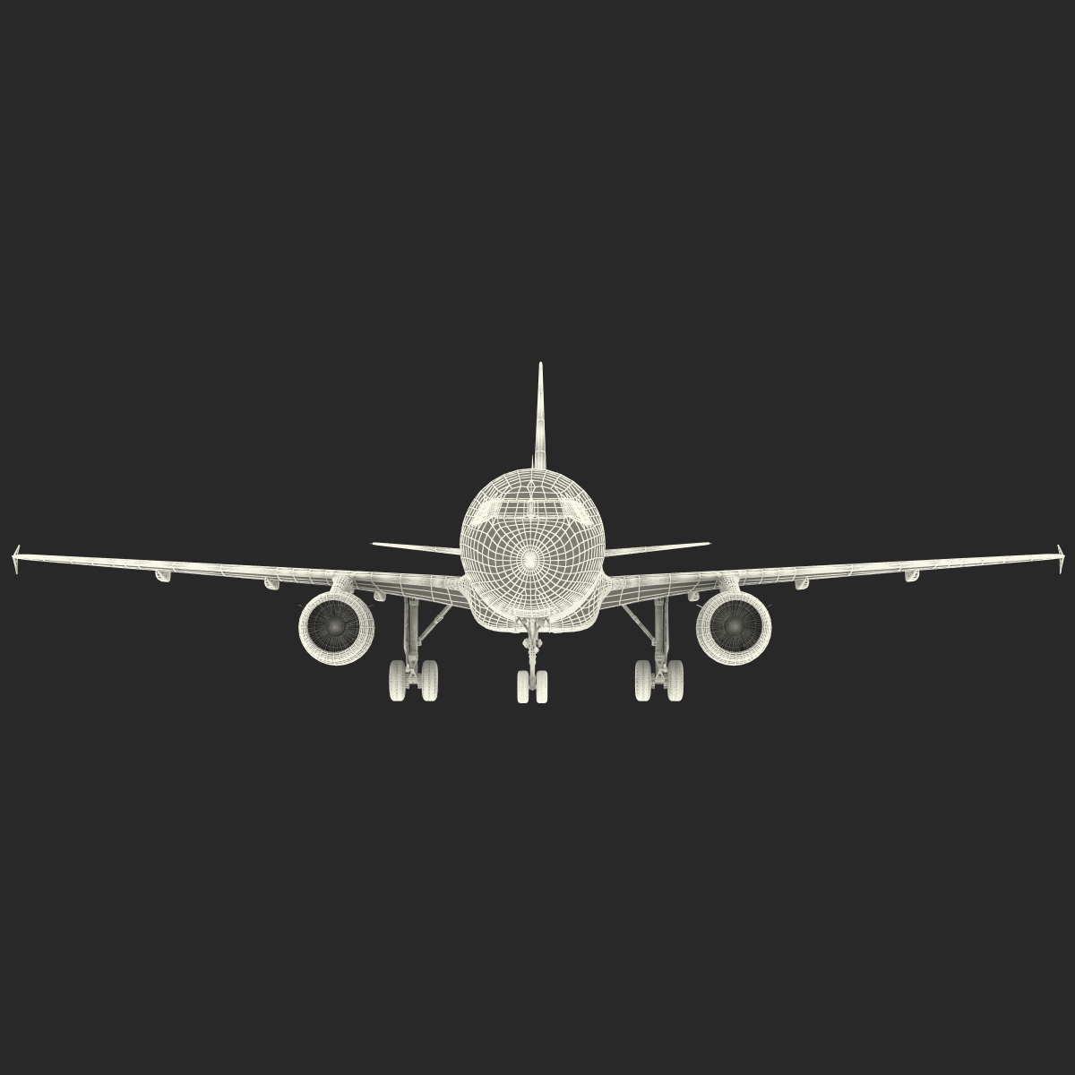 Airbus A320 British Airways Rigged 3D model