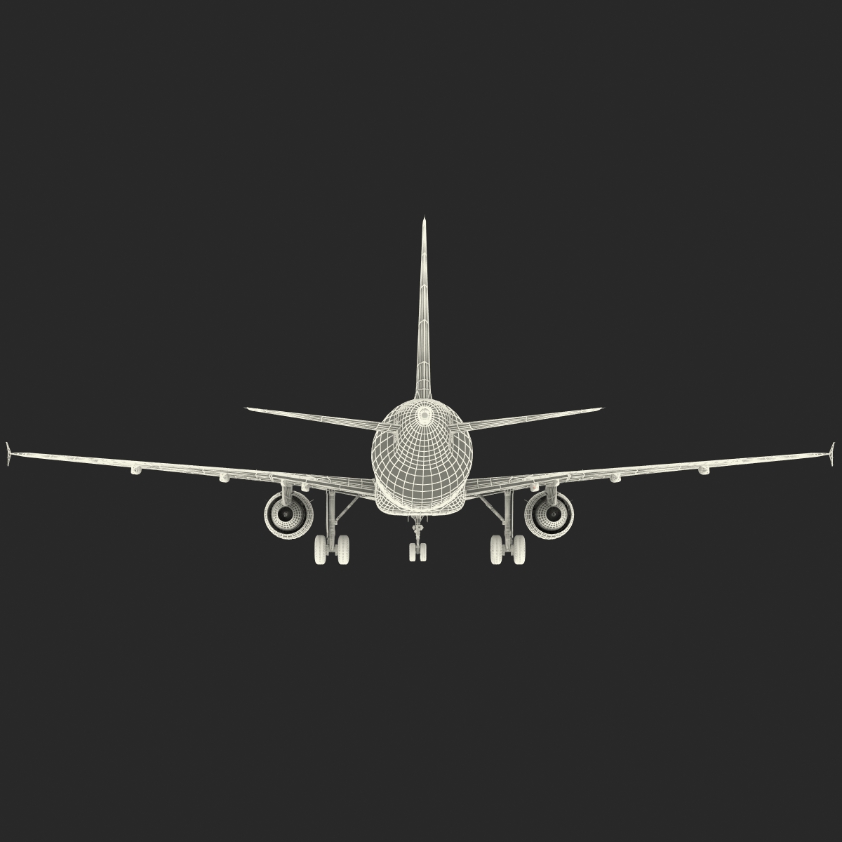 Airbus A320 British Airways Rigged 3D model