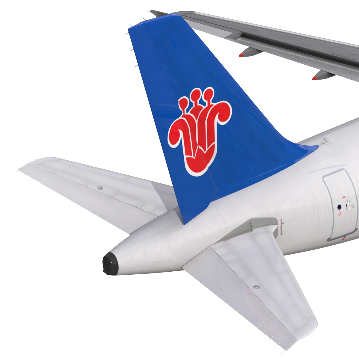 Airbus A320 China Southern Airlines Rigged 3D