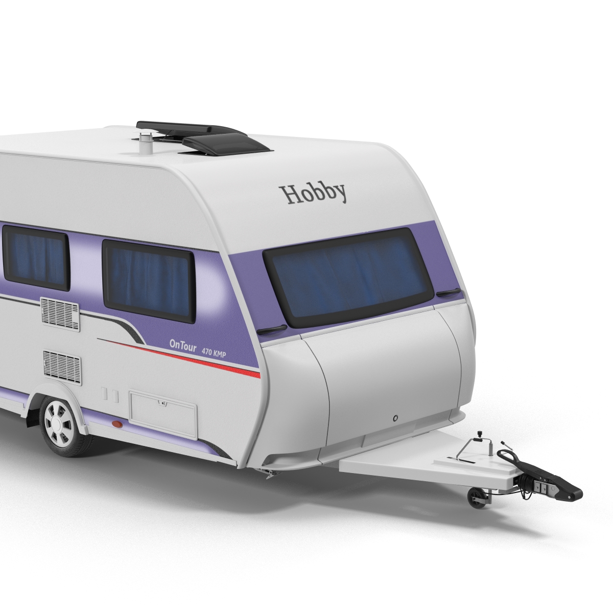 Hobby Caravan Ontour Rigged 3D