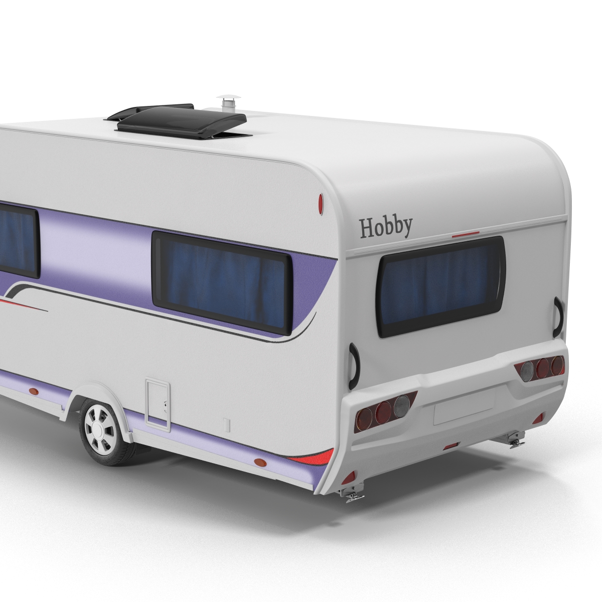 Hobby Caravan Ontour Rigged 3D