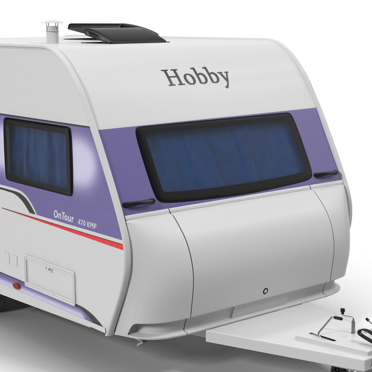 Hobby Caravan Ontour Rigged 3D