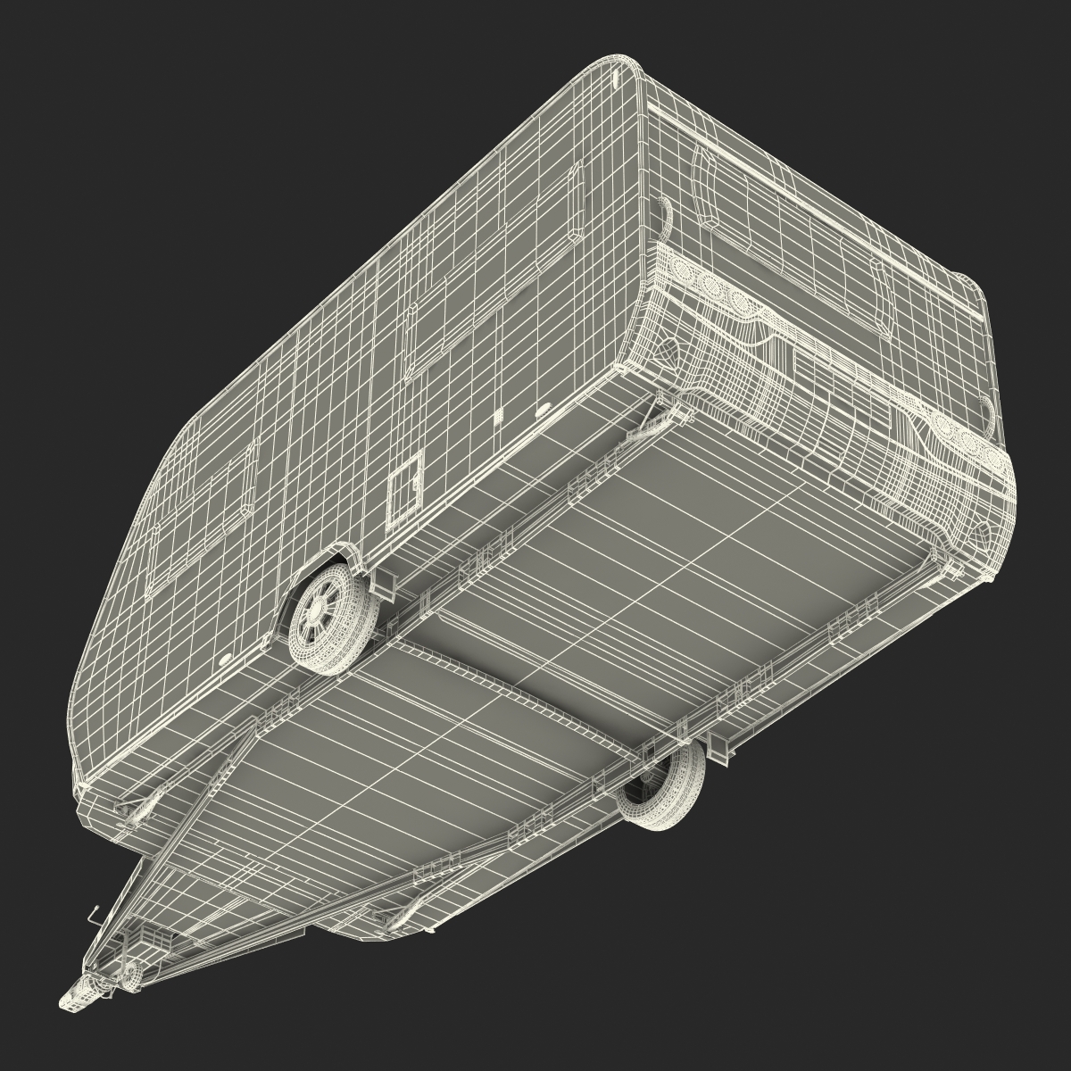 Hobby Caravan Ontour Rigged 3D