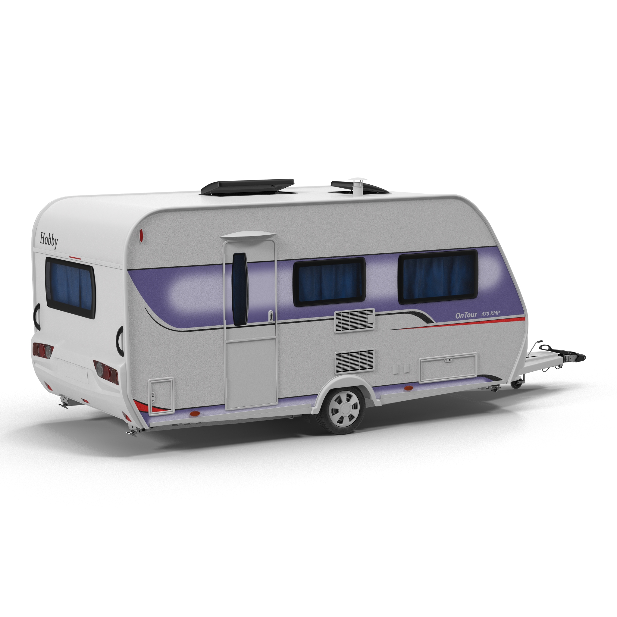 3D model Hobby Caravan Ontour