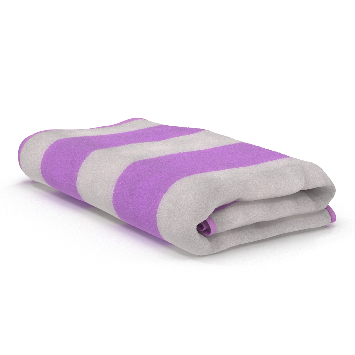 3D Beach Towel 3 Pink model