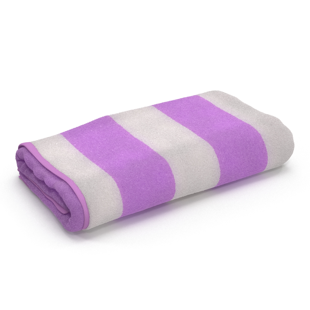 3D Beach Towel 3 Pink model