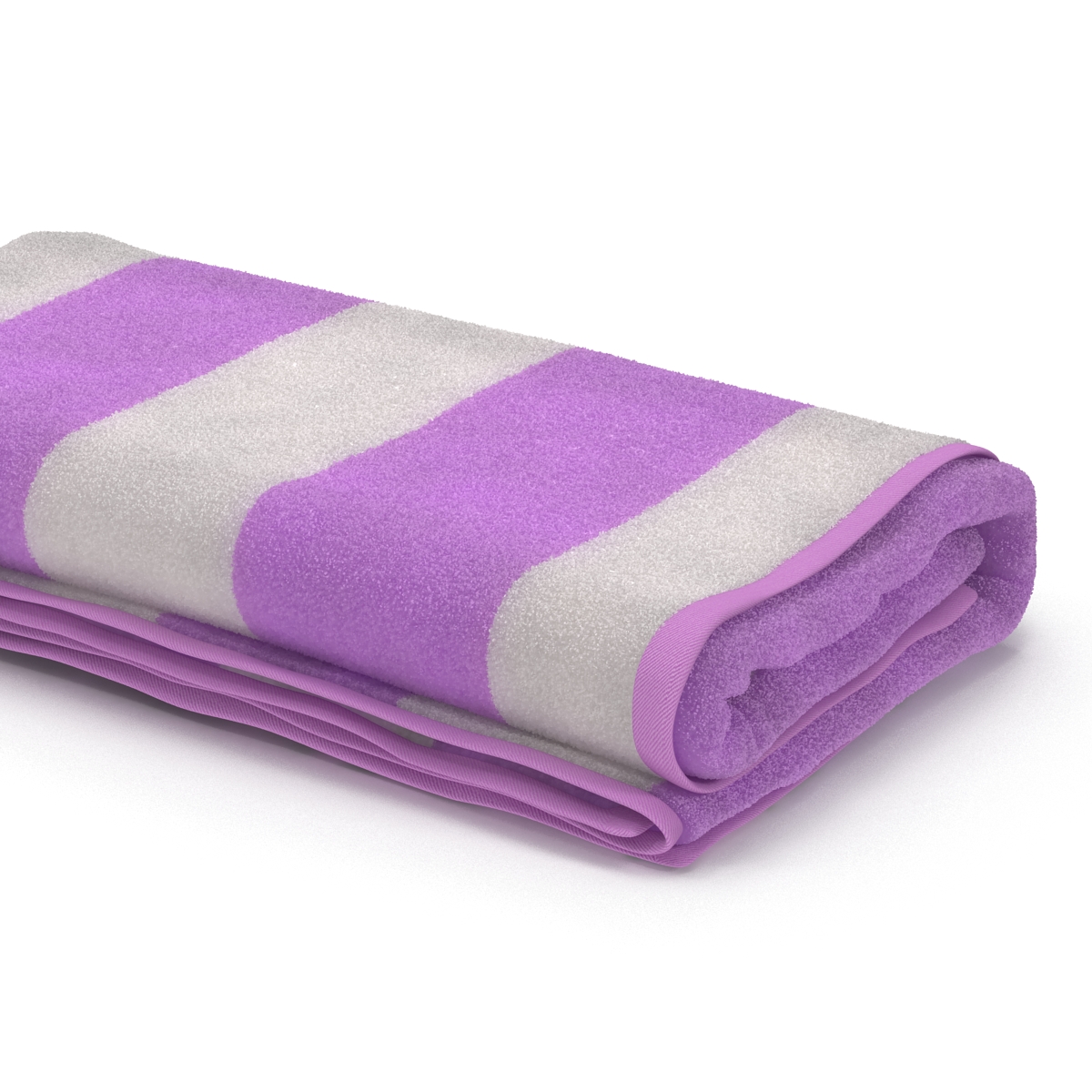 3D Beach Towel 3 Pink model