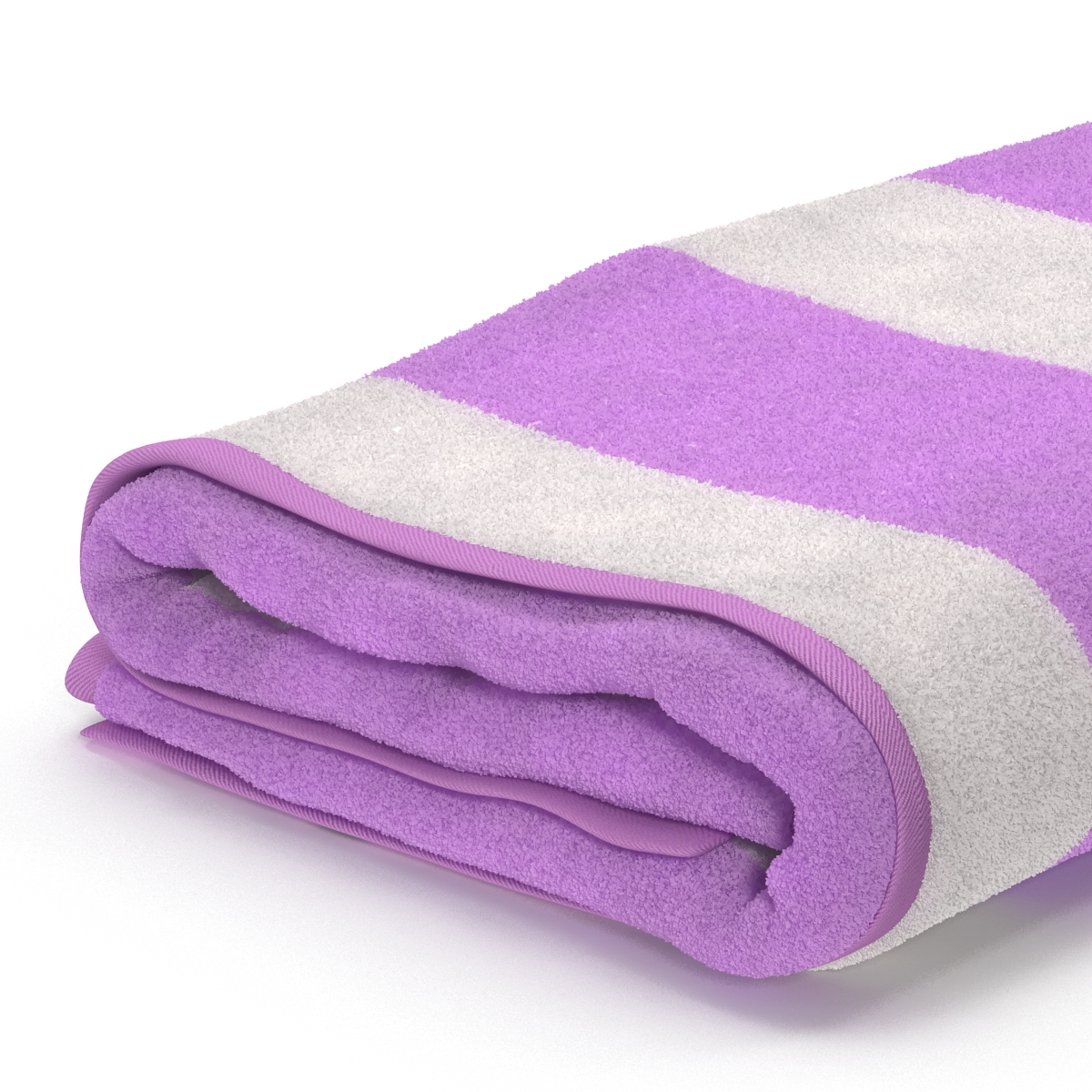 3D Beach Towel 3 Pink model