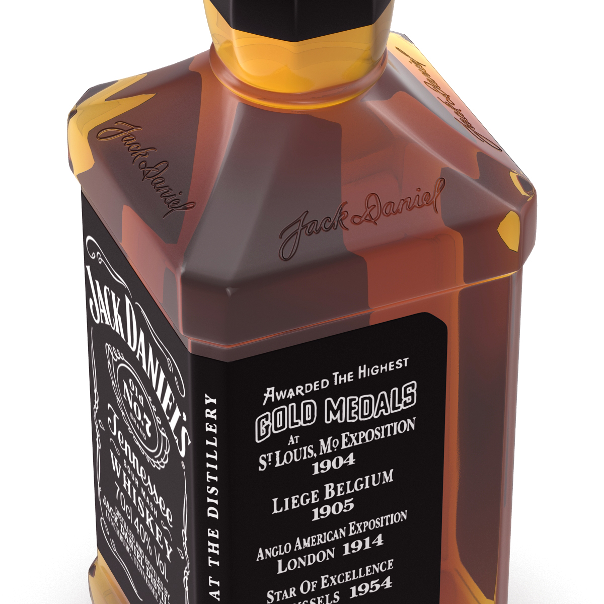 Jack Daniels Bottle 3D model