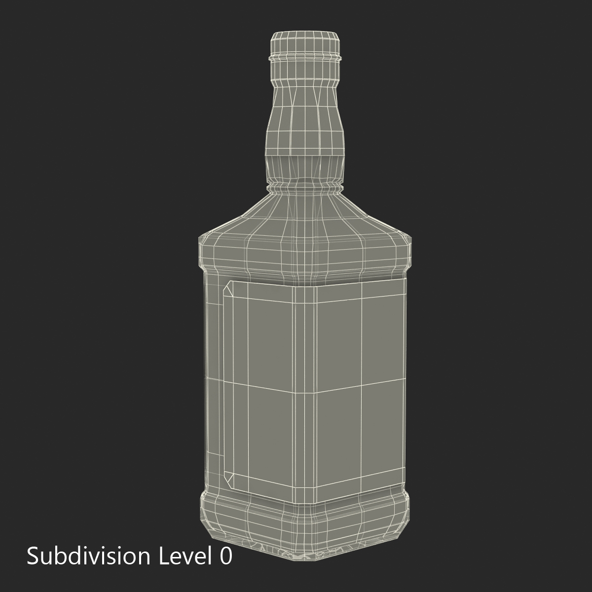 Jack Daniels Bottle 3D model