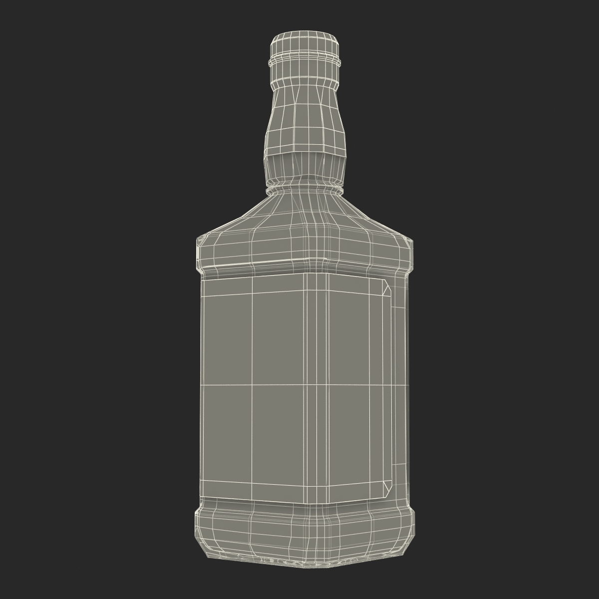 Jack Daniels Bottle 3D model