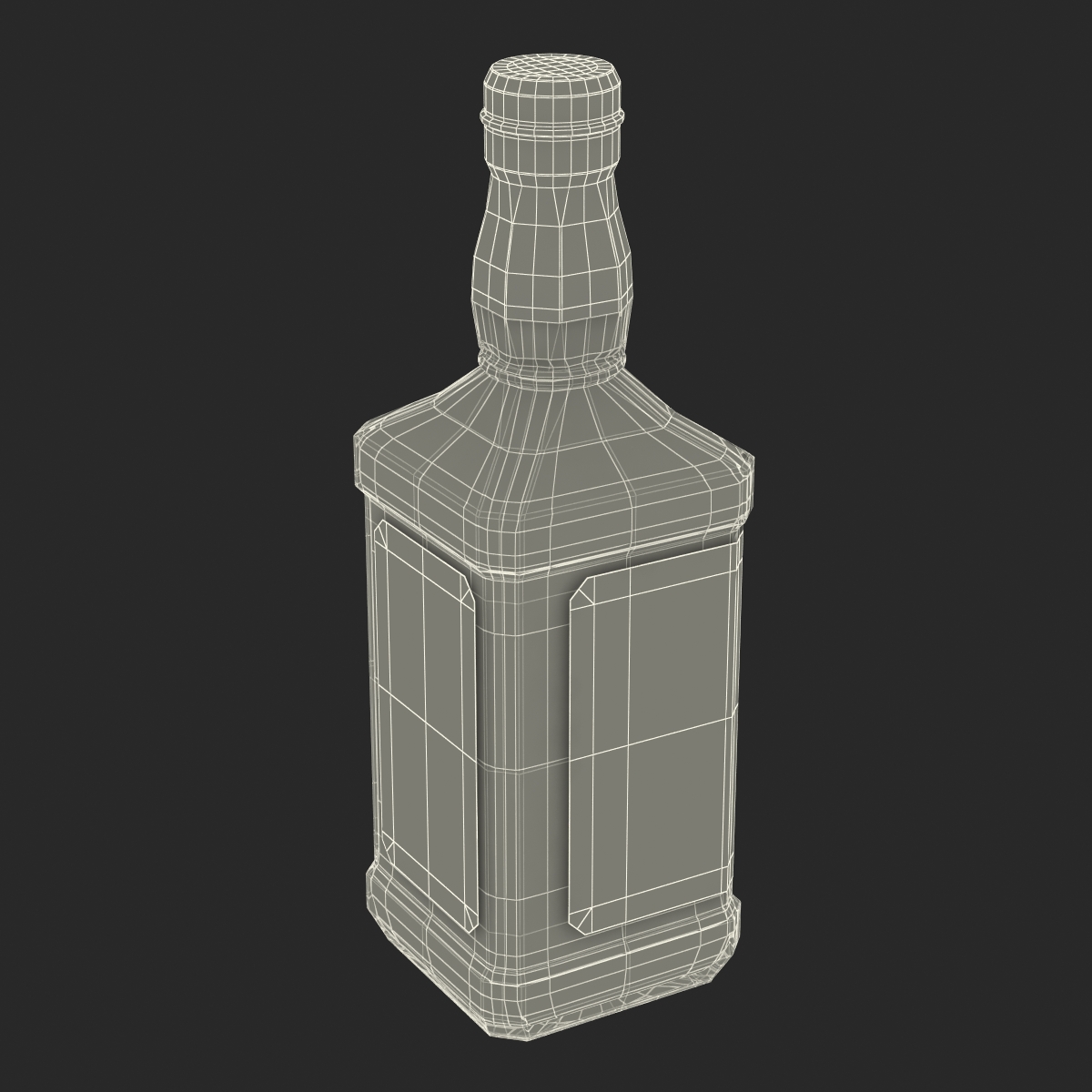 Jack Daniels Bottle 3D model