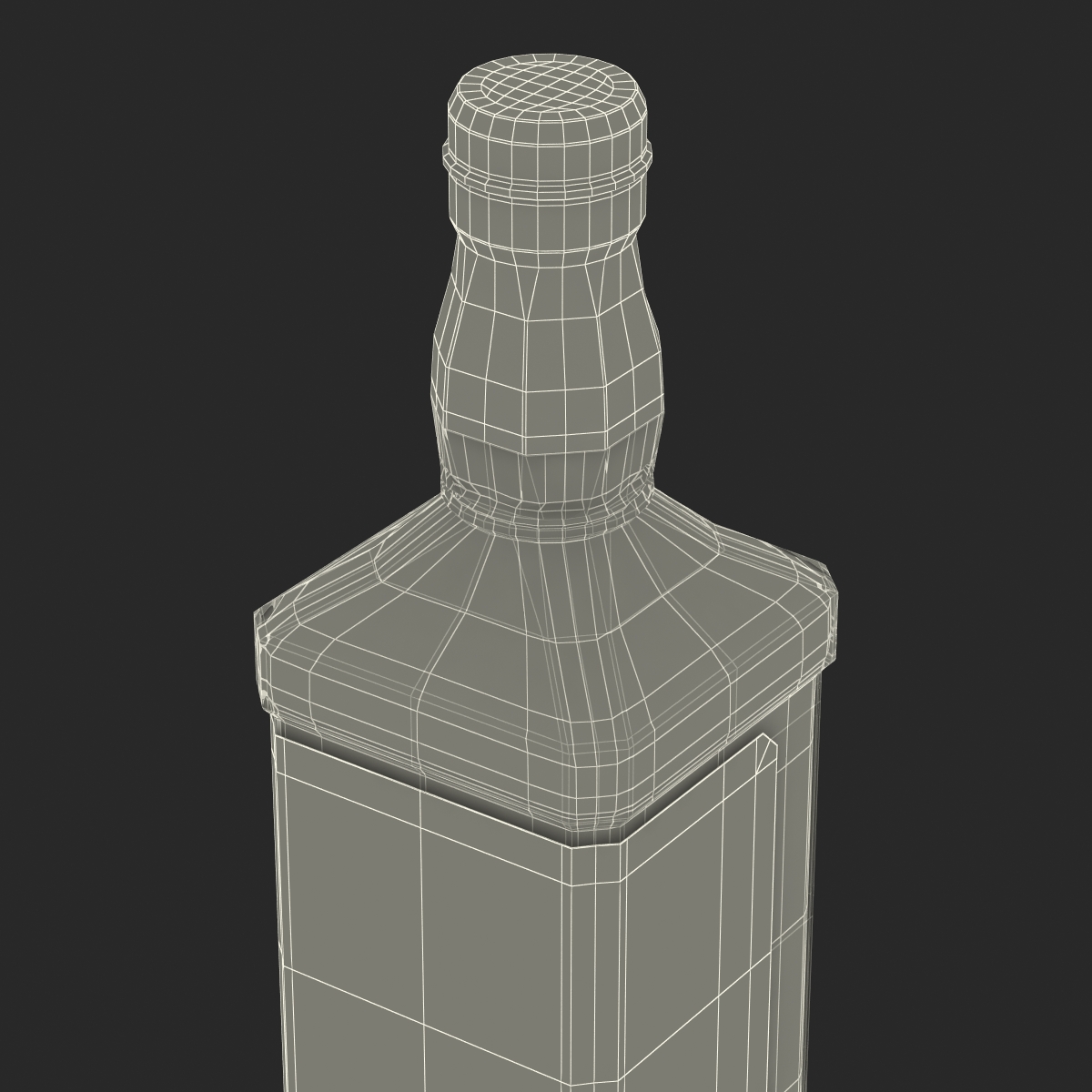 Jack Daniels Bottle 3D model