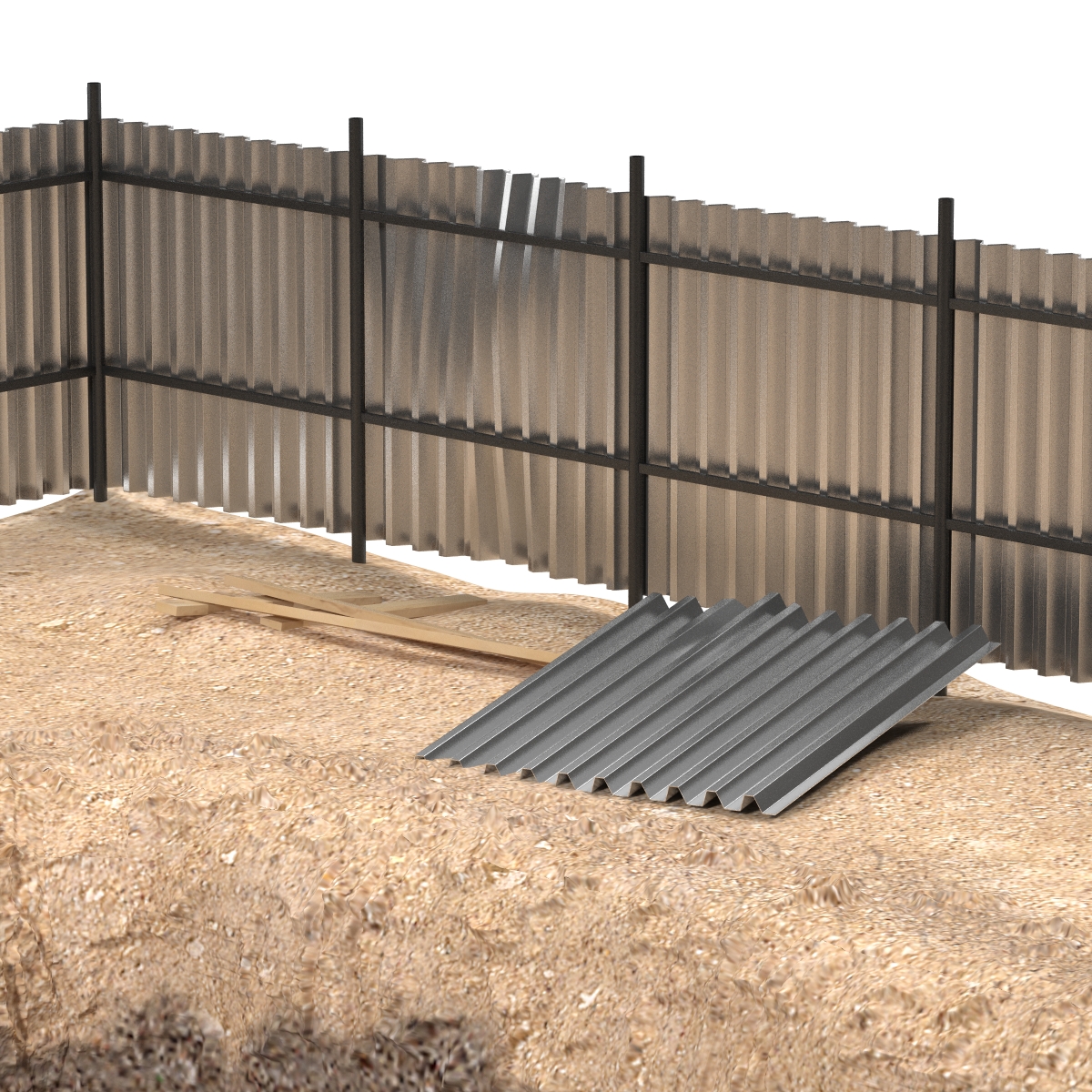 3D Construction Pit 5 model