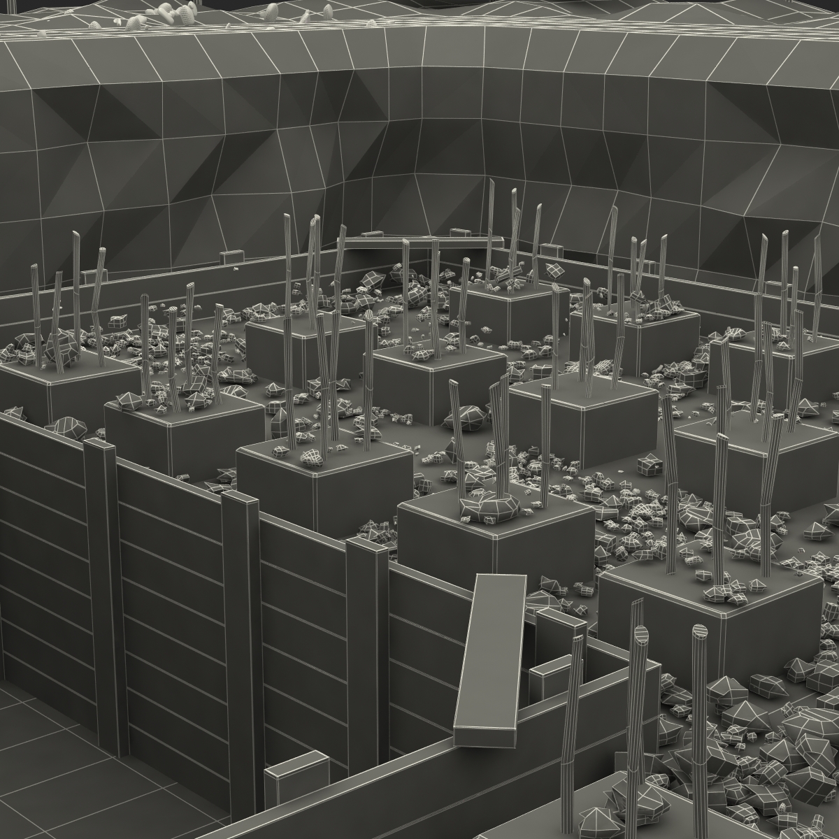 3D Construction Pit 5 model