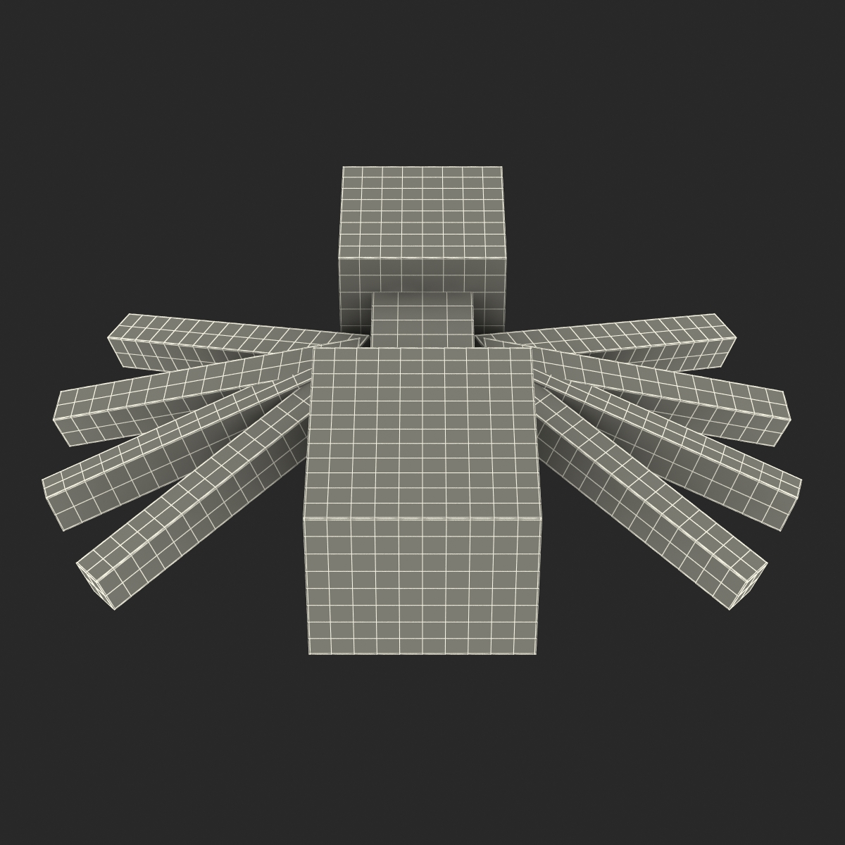 3D Minecraft Spider