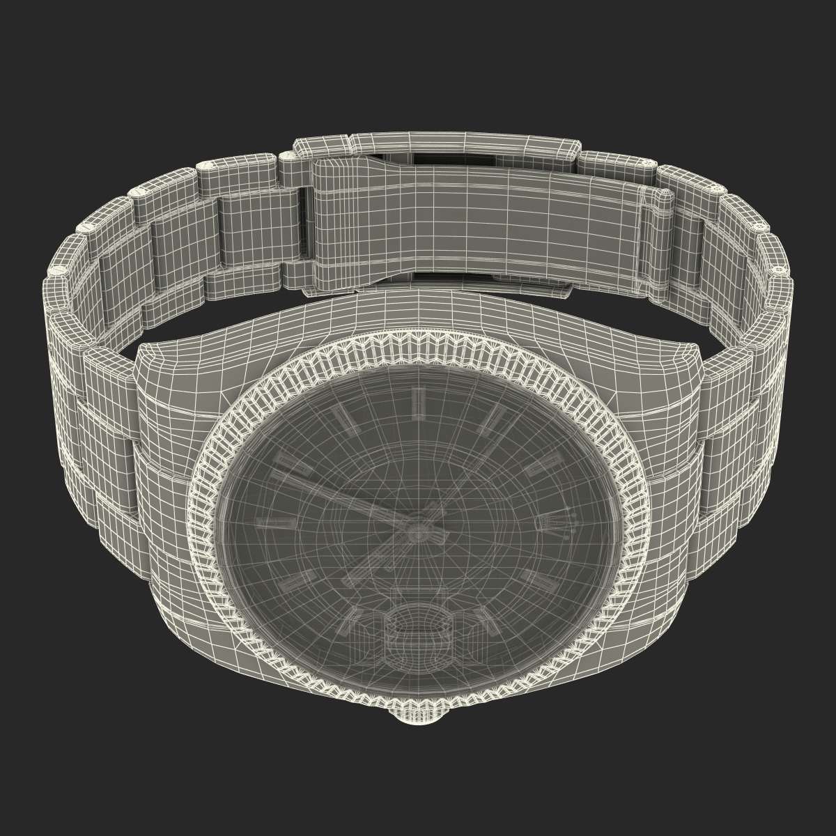 Rolex Datejust Steel and Gold 36mm 3D model