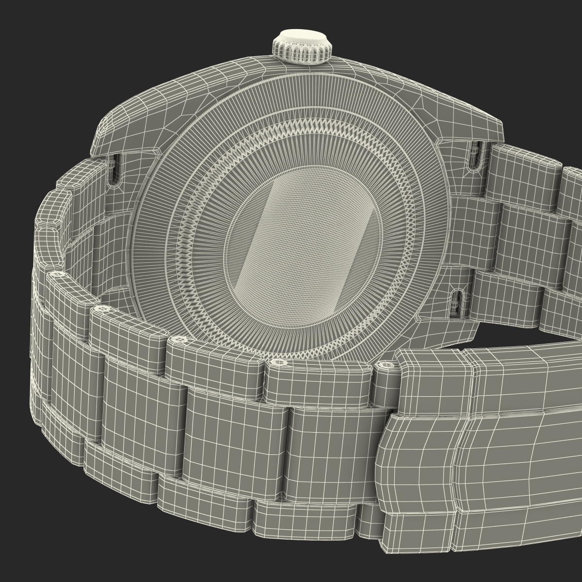 Rolex Datejust Steel and Gold 36mm 3D model