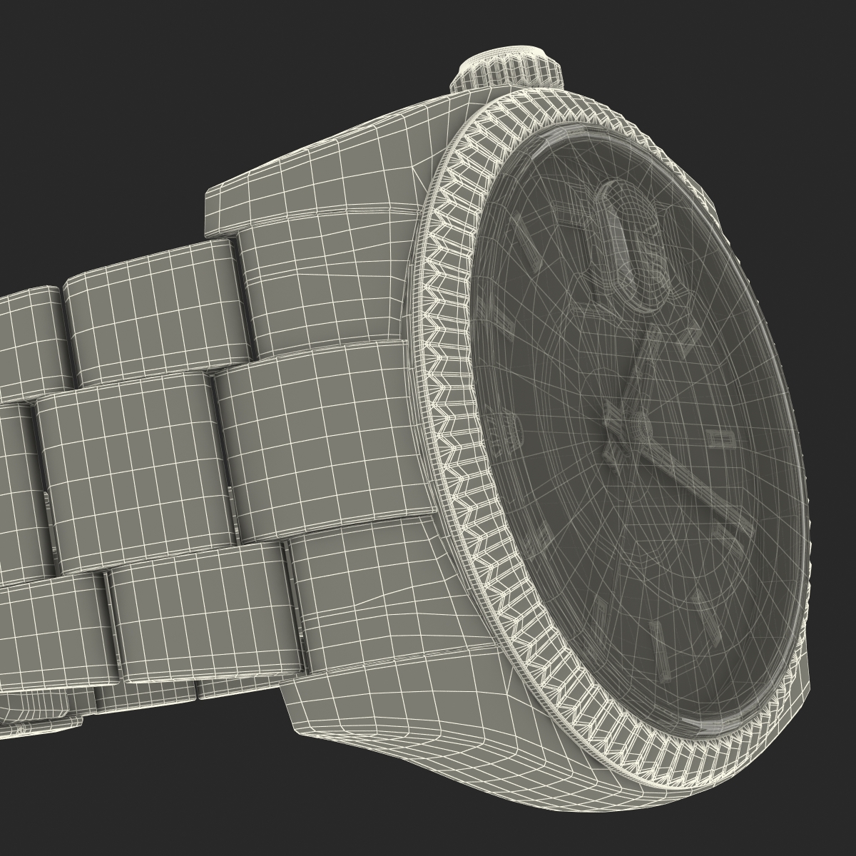 Rolex Datejust Steel and Gold 36mm 3D model