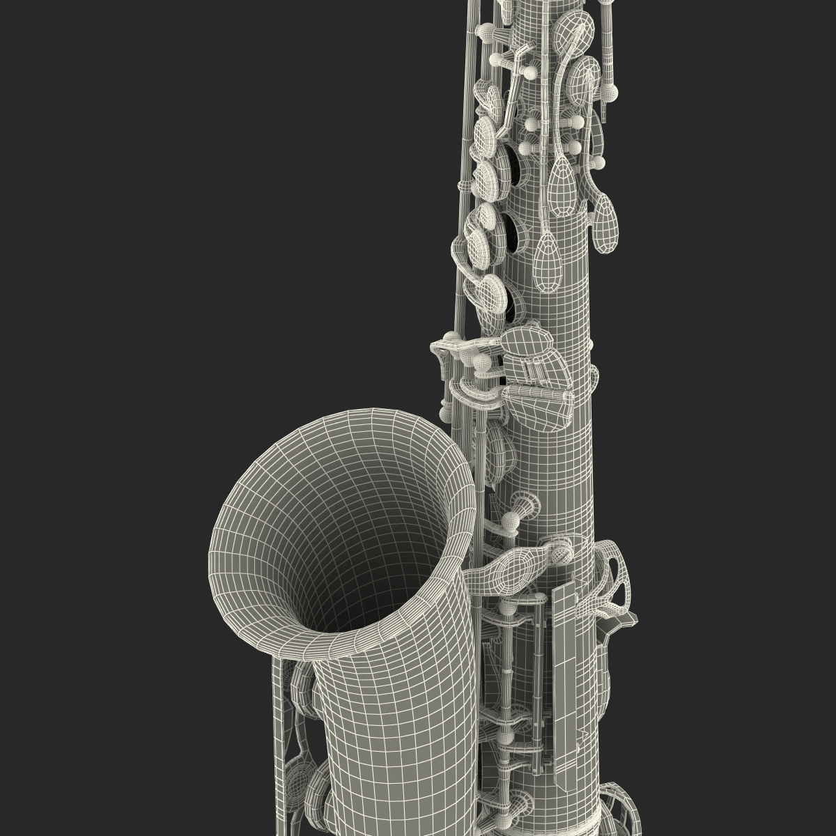 3D model Black Saxophone