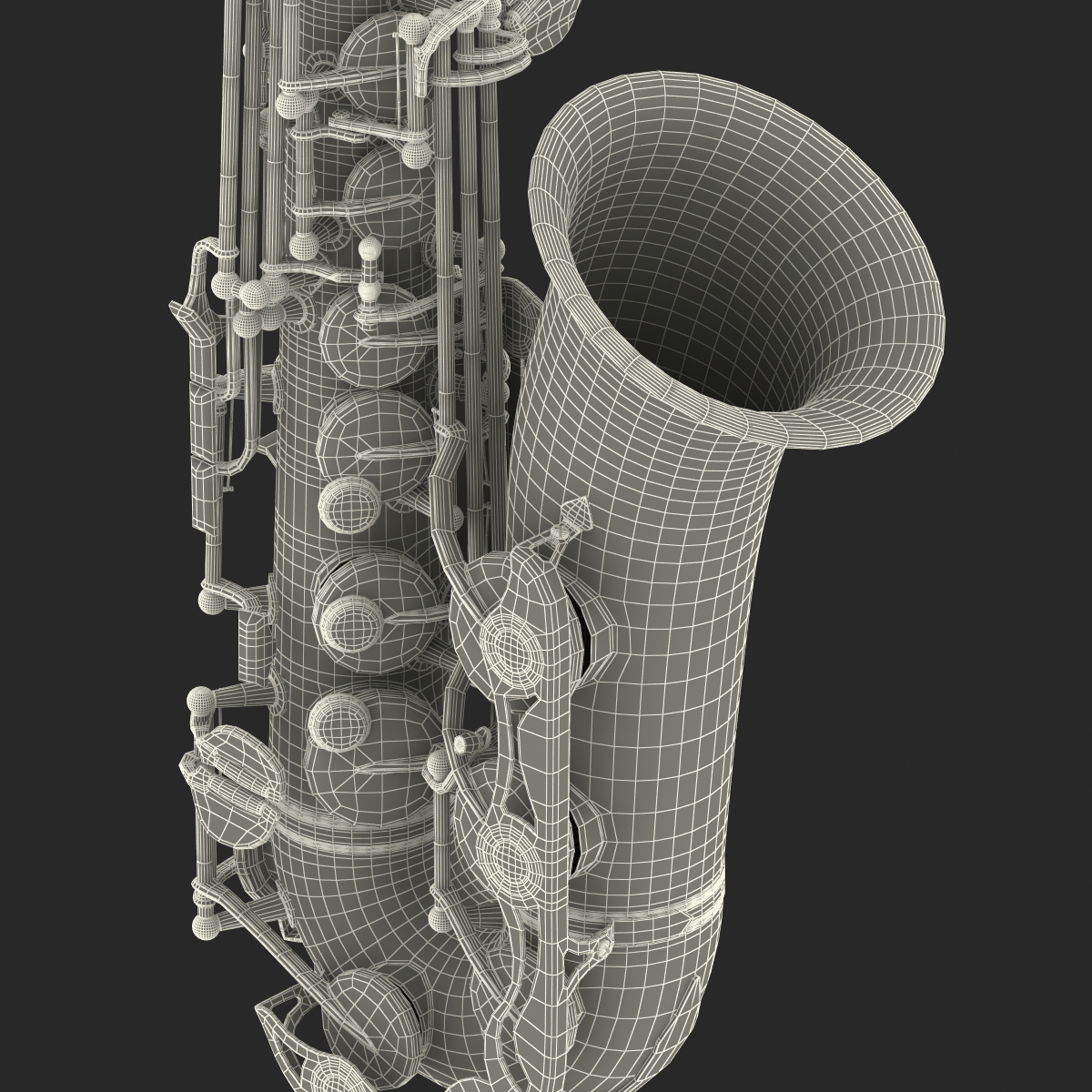 3D model Black Saxophone