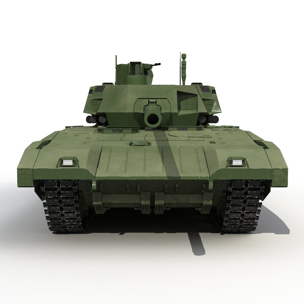 3D Russian Main Battle Tank T-14 Armata Rigged model