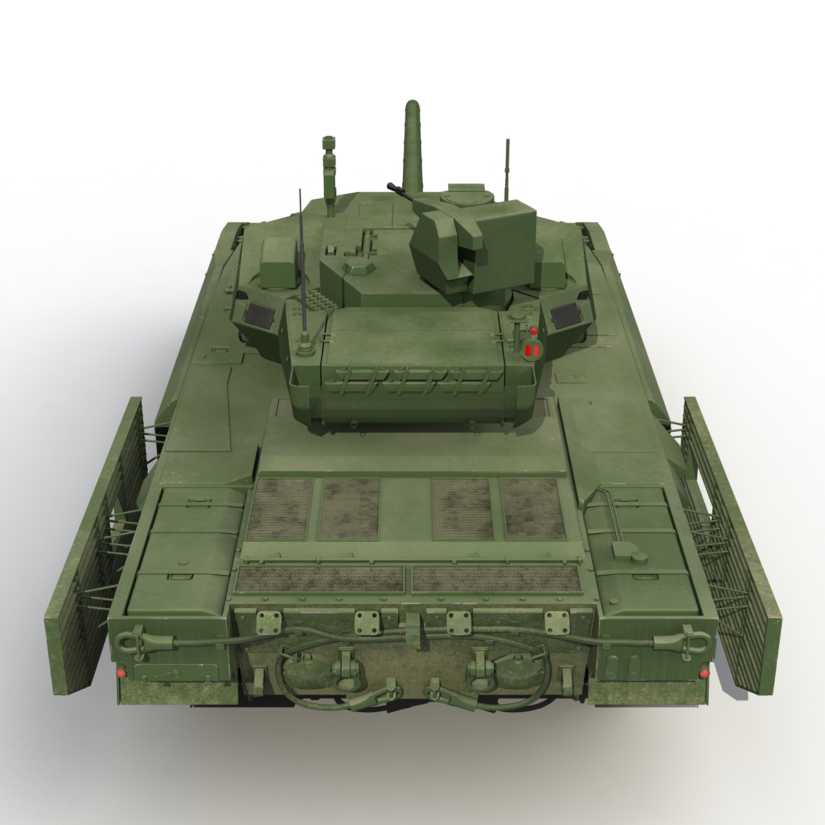 3D Russian Main Battle Tank T-14 Armata Rigged model