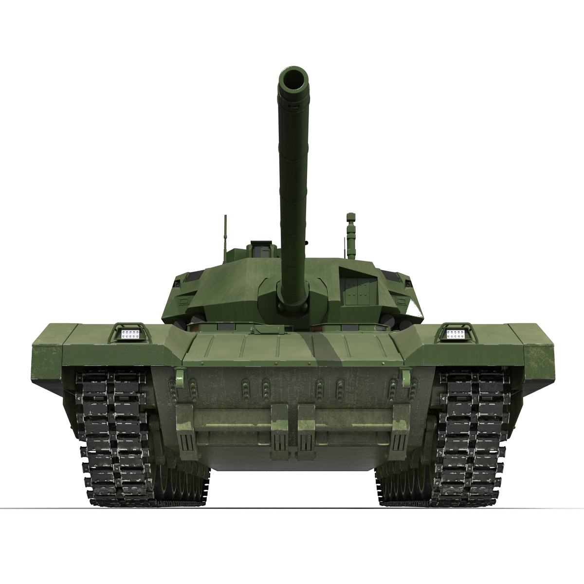 3D Russian Main Battle Tank T-14 Armata Rigged model